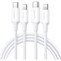 UGREEN USB-C to Lightning Cable [2Pack 3FT MFi-Certified] Supports Power Delivery Fast Charging Sync with Type C PD Charger, Compatible for iPhone SE 11 Pro Max XR Xs Max Plus 8, AirPods, iPad