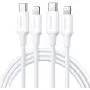 UGREEN USB-C to Lightning Cable [2Pack 3FT MFi-Certified] Supports Power Delivery Fast Charging Sync with Type C PD Charger, Compatible for iPhone SE 11 Pro Max XR Xs Max Plus 8, AirPods, iPad