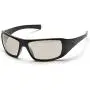 Pyramex Goliath Safety Eyewear, Black Frame, Indoor/Outdoor Mirror Lens