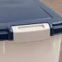 IRIS Airtight Pet Food Container, Navy/Pearl