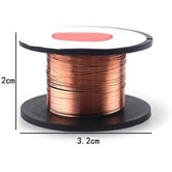 Welding Wire 2 Rolls of Copper Wire for Mobile Phone Computer Motherboard Repair Cable Accessories, Gold