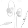 Google USB-C Wired Digital Earbud Headset for Pixel Phones - White
