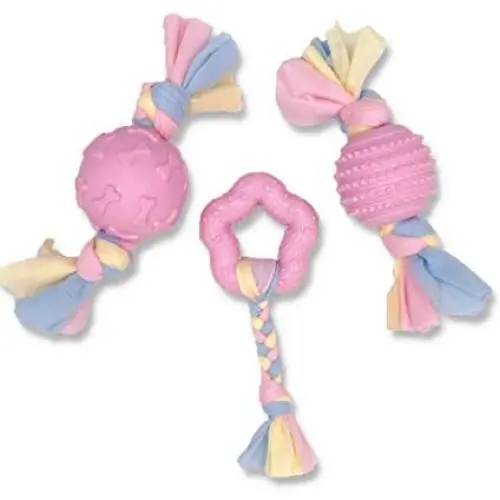 Jcheupet Puppy Teething Toys, Dog Chew Toys Set with Cotton Cloth Rope for Puppies and Small Dogs Jcheupet Puppy Teething Toys, Dog Chew Toys Set with Cotton Cloth Rope for Puppies and Small Dogs