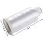 Simthreads 2 Bobbin Thread for Sewing and Embroidery Machine 1 Black and 1 White 5500 Yards Each - 60WT Polyester Bobbin Fill Thread Bottom Threads