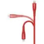 AmazonBasics Double Nylon Braided USB A Cable with Lightning Connector, Premium Collection, MFi Certified Apple iPhone Charger, 3 Foot, 2 Pack, Red AmazonBasics Double Nylon Braided USB A Cable with Lightning Connector, Premium Collection, MFi Certified Apple iPhone Charger, 3 Foot, 2 Pack, Red