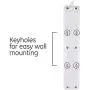 GE Surge Protector, 4 Outlet, 2 USB Charging Ports, 3 Ft Long Extension Cord, 1A USB Charging,, 450 Joules, White, 14090 GE Surge Protector, 4 Outlet, 2 USB Charging Ports, 3 Ft Long Extension Cord, 1A USB Charging,, 450 Joules, White, 14090