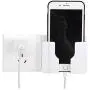 Wall Mount 3M Adhesive Mobile Phone Wall Charger Holder and Remote Control Stand Multipurpose Storage Box (White 2 Pack) Wall Mount 3M Adhesive Mobile Phone Wall Charger Holder and Remote Control Stand Multipurpose Storage Box (White 2 Pack)