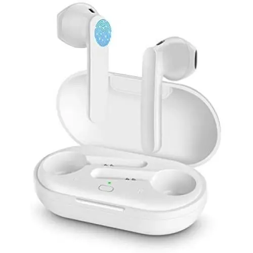 Wireless Earbuds, ssouwao Bluetooth 5.0 Headphones, IPX7 Waterproof Bluetooth Earphones, TWS Stereo in-Ear Earphones, Sports Headsets with Mic, Touch Control, Noise Cancelling, Mini Charging Case Wireless Earbuds, ssouwao Bluetooth 5.0 Headphones, IPX7 Waterproof Bluetooth Earphones, TWS Stereo in-Ear Earphones, Sports Headsets with Mic, Touch Control, Noise Cancelling, Mini Charging Case