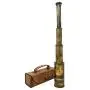 Brass Nautical - Premium Quality Brass Captains Telescope with Glass Optics and High Magnification. A Vintage Replica in Leather Case 16" Brass Nautical - Premium Quality Brass Captains Telescope with Glass Optics and High Magnification. A Vintage Replica in Leather Case 16"