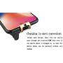 Car Phone Holder Car Air Outlet Mobile Phone Holder is Adjustable by Gravity and Suitable for Most Mobile Phones (Silver)