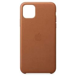 Apple Leather Case (for iPhone 11 Pro Max) - Saddle Brown