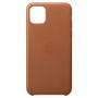 Apple Leather Case (for iPhone 11 Pro Max) - Saddle Brown