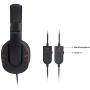 FNSHIP 3.5mm Wired Over-head Stereo Headband Gaming Headset Headphone with Mic Microphone Volume Control for SONY PS4 PC Tablet Laptop Smartphone