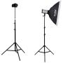 Haitent Retractable Adjustable Cell Phone Tall Tripod Stand Holder for iPhone 11 Pro Max,iPhone Xs Max,8,7 Plus, 6 Plus,360 Degree Rotatable Flexible Universal Gooseneck Smartphone Stand with Clamp