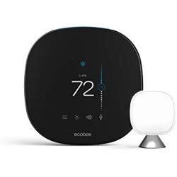 ecobee SmartThermostat with Voice Control, SmartSensor Included, Alexa Built-In