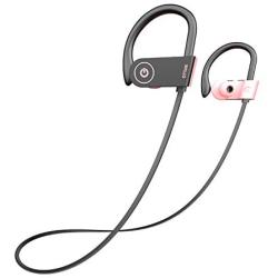 Pink Headphones, Otium Best Bluetooth Headphones Wireless Earbuds for Women Girls, Stereo Bass in-Ear IPX7 Waterproof Running Sports Earphones