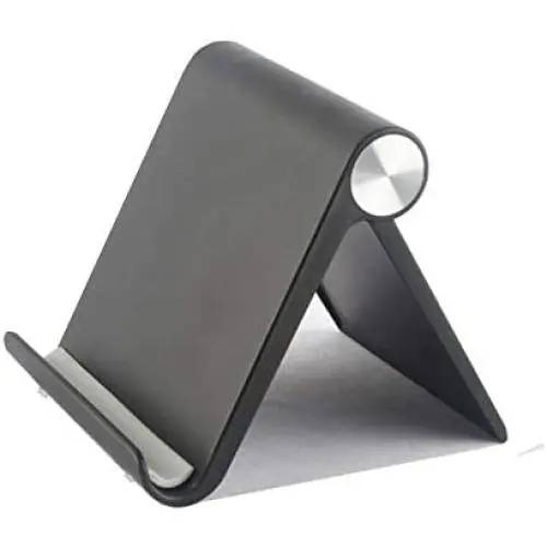Cell Phone Stand Multi-Angle,EKUCI Portable Stand/Universal Desktop Cradle can be Used on All Smartphones, Suitable for The iPad Mini Series, e-Reader -Black Cell Phone Stand Multi-Angle,EKUCI Portable Stand/Universal Desktop Cradle can be Used on All Smartphones, Suitable for The iPad Mini Series, e-Reader -Black