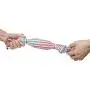 Braided Rope Ball Dog Toy Pet Teeth Cleaning Toy for Chewers Squeak Toysfor Puppy Small Medium and Large Dogs