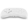 Ichiias Wireless Bluetooth Gamepad, Portable Wireless Bluetooth Game Controller Mini Gamepad Handle for iOS Androids Win(White)