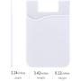 Pofesun Phone Card Holder, 3 Pack Mix Color Adhesive Sticker ID Credit Card Wallet Pocket Pouch Sleeve Universal Compatible for Smartphone, iPhone, iPad, Tablet, Android and More.(Black, White, Gray)