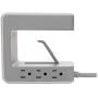 Tripp Lite Surge Protector Desk Clamp 6-Outlet 2 USB-A; 1 USB-C 8ft Cord