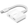 Belkin F8J212btWHT 3.5mm Audio + Charge Rockstar (iPhone Aux Adapter, iPhone Charging Adapter for iPhone 11, 11 Pro, 11 Pro Max, XS, XS Max, XR, 8, 8 Plus and More)