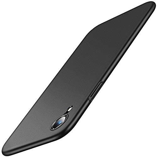 TORRAS Slim Fit iPhone XR Case, Ultra-Thin Hard Plastic Full Protective Cover with Matte Finish Grip Phone Case for iPhone XR 6.1 inch (2018), Space Black