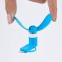 Mini Cell Phone Fan - Colorful and Powerful 2-in-1 Fan for iPhone/iPad/Android Smartphone/Tablet - Cell Phone Summer Accessories - (6-Pack)