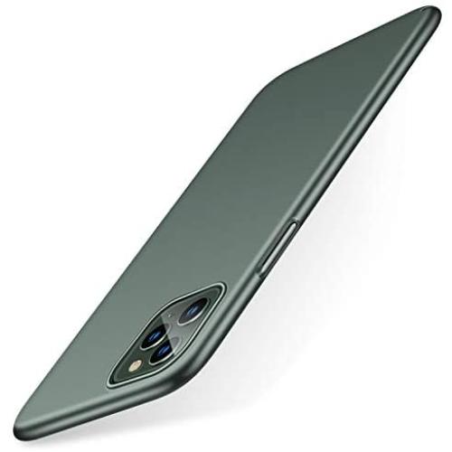 TORRAS Slim Fit iPhone 11 Pro Case, Ultra-Thin Anti-Fingerprints Full Protection Hard PC Cover with Matte Finish Grip for iPhone 11 PRO Case (Dark Green)
