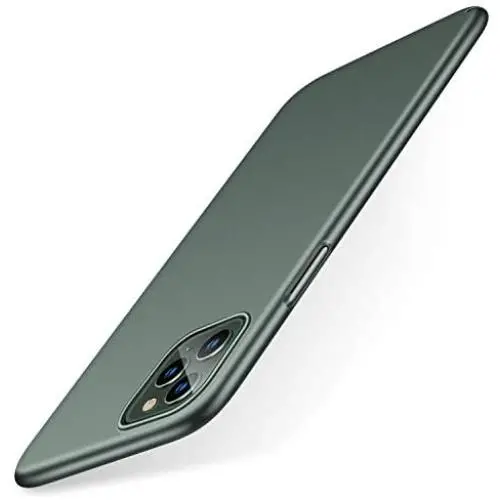 TORRAS Slim Fit iPhone 11 Pro Max Case, Hard Plastic PC Super Thin Mobile Phone Cover Case with Matte Finish Coating Grip Compatible with iPhone 11 Pro Max 2019, Midnight Green TORRAS Slim Fit iPhone 11 Pro Max Case, Hard Plastic PC Super Thin Mobile Phone Cover Case with Matte Finish Coating Grip Compatible with iPhone 11 Pro Max 2019, Midnight Green