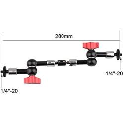 CAMVATE Extension Arm for Holding LCD Monitor/Video Light with 1/4"-20 Thread at Both end