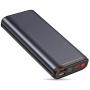 Xiyihoo 18W Protable Power Bank, 20000mAh USB Power Bank with Quick Charge 3.0 & LED Dispaly, Type-C & Dual USB Output External Battery Pack for iPhone Xs/XS Max, Pixel, Samsung, Nintendo Switch