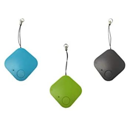 AME 2020 GPS Quick Finder Locator for Any Equipment, Tracking Device, Key Chain provided, Smartphone Compatible iOS/Android, Useful downloadable APP User Friendly, 3-Pack (Blue, Green, and Black)