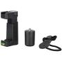 OCTO MOUNTS | F-Mount Mobile Smartphone Camera Grip Holder Handle Rig Monopod with Tripod Mount and Cold Shoe Mount for Filming Video on Most Smartphones - iPhone, iPhone Plus, Galaxy, Android