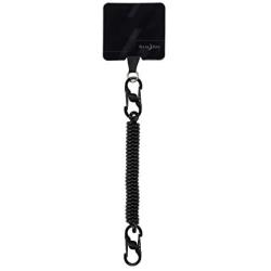 Nite Ize Hitch Plus Tether - Universal Phone Case Anchor and Tether for Drop Protection - Black Tether (HPAT-01-R7)