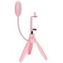 fosa Fill Light, Three-Gear Adjustment Brightness Foldable Selfie Light with Tripod and Phone Holder,Fill Light Lamp for Mobile Phone Below 6 Inches