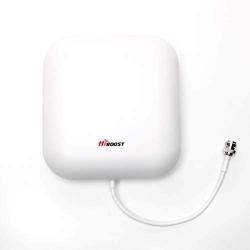 HiBoost Wall Mount Panel Antenna Kit for Signal Booster, Wide Band 698-2700 MHz, Compatible with All US Carriers 2G/3G/4G LTE, with 50FT Coaxial Cable, Best to Broadcast Signal of Cell Booster