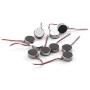 ZYAMY DC 3V 10 PCS 12000RPM Micro Flat Vibration Motor Two Wired Micro Mini Flat for Cell Phone Mobile Tools Coin Cell Adhesive Vibration Flat Button-Type 10mm x 2mm
