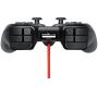 ELECOM DUX Gaming Controller with 24 Buttons, 2 Analog Sticks, Cross Buttons for MMO Games, Rapid Fire Mode, Memorize Button Setting/Black/JC-DUX60BK