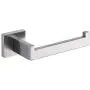 TASTOS Toilet Paper Holder Brushed Nickel, Toilet Tissue Roll Holders Dispenser and Hangers Wall Mounted for Bathroom & Kitchen, Stainless Steel Modern Square Style (Silver)