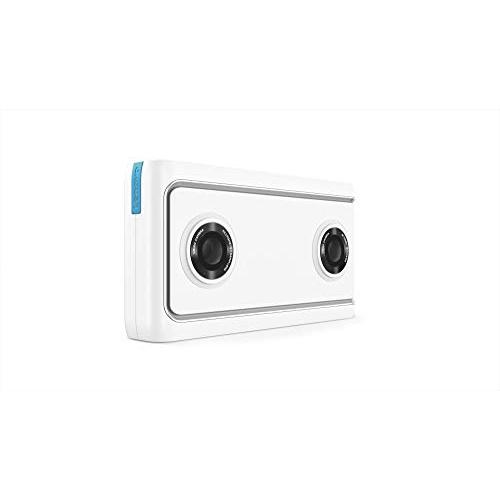 Lenovo Mirage Camera with Daydream, VR-Ready Photo and Video Camera, Integration with YouTube and Google Photos, Smartphone Compatibility, Moonlight White (Renewed)
