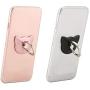 lenoup Cat Cell Phone Holder,360 Rotation Phone Ring Kickstand,Universal Cell Phone Ring Grip for Almost All Phones,Pad