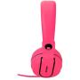 Rockpapa 950 Stereo Lightweight Foldable Headphones Adjustable Headband with Microphone 3.5mm for Cellphones Smartphones iPhone Tablets Laptop Computer Mp3/4 DVD Black Pink