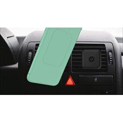 Color Metal Plate for Phone Car Cradle-Less Mounts with 3M Adhesive, Stylish Universal Disc Replacement Sticker for Magnet iPhone Holder Mini Tablet GPS Stand Rectangle (Green)