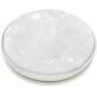 PopSockets PopGrip - Expanding Stand and Grip with Swappable Top - Acetate Pearl White