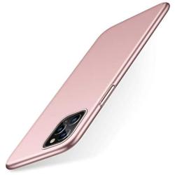 TORRAS Slim Fit iPhone 11 Pro Case, Ultra-Thin Anti-Fingerprints Full Protection Hard PC Cover with Matte Finish Grip for iPhone 11 PRO Case, Rose Gold
