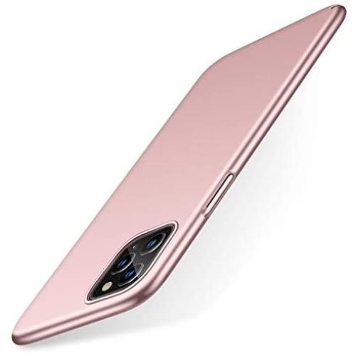 TORRAS Slim Fit iPhone 11 Pro Case, Ultra-Thin Anti-Fingerprints Full Protection Hard PC Cover with Matte Finish Grip for iPhone 11 PRO Case, Rose Gold