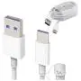2-Pack Genuine Huawei 5A USB 3.1 Type C Superfast Charging Data Cable for Huawei Smartphone - White(Bulk Packed, No Retail Packaging) 2-Pack Genuine Huawei 5A USB 3.1 Type C Superfast Charging Data Cable for Huawei Smartphone - White(Bulk Packed, No Retail Packaging)