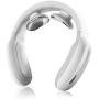 Neck Massager with Heat,Intelligent Portable Cordless Electric Neck Massagers for Home Office Outdoor Use,3 Modes and 15 Speeds,Gift for Men Women Dad Mom Parents (White)