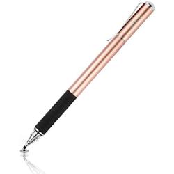 Mixoo Capacitive Stylus Pen, Disc & Fiber Tip 2 in 1 Series, High Sensitivity and Precision, Universal for ipad, iPhone, Tablets and Other Touch Screens, Model: Rose Gold